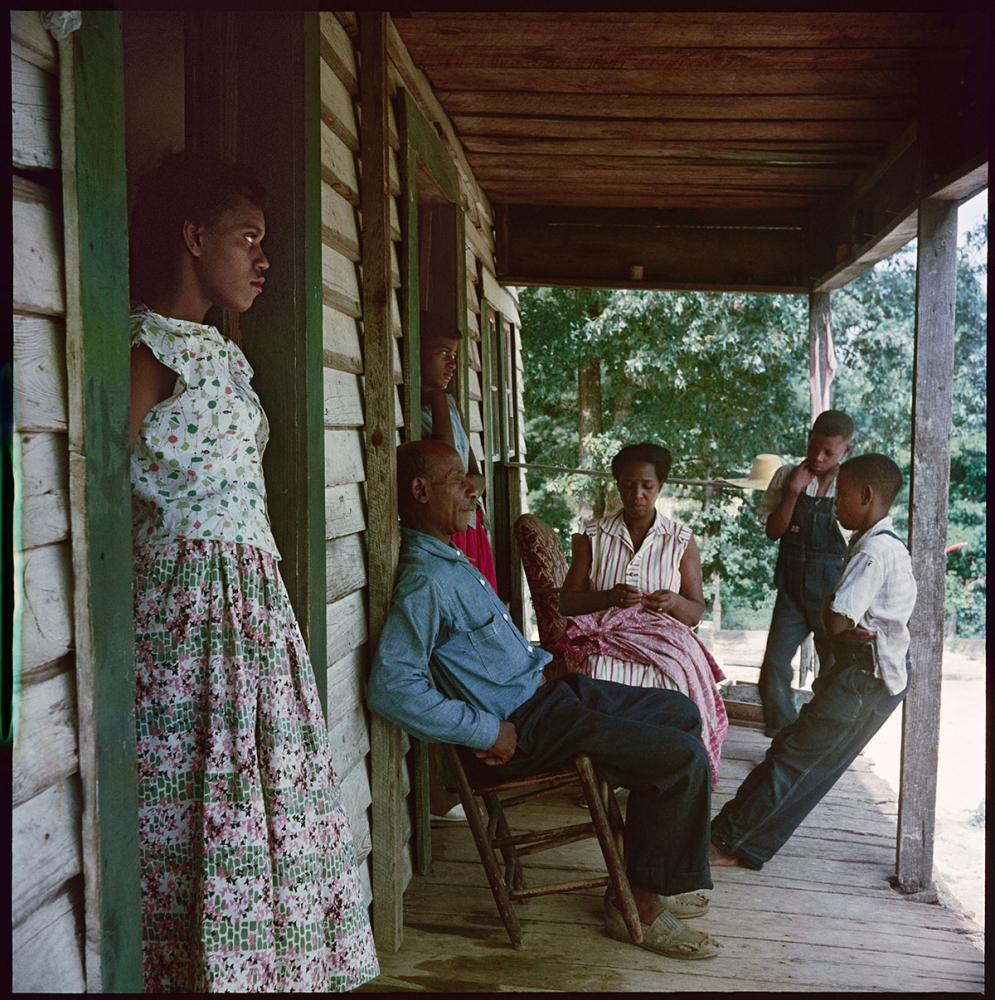 Willie Causey and Family, Shady Grove, Alabama, 1956