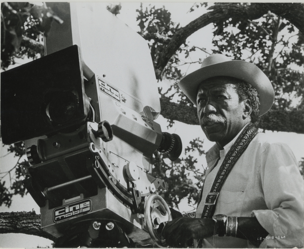 Parks filming The Learning Tree, 1968.