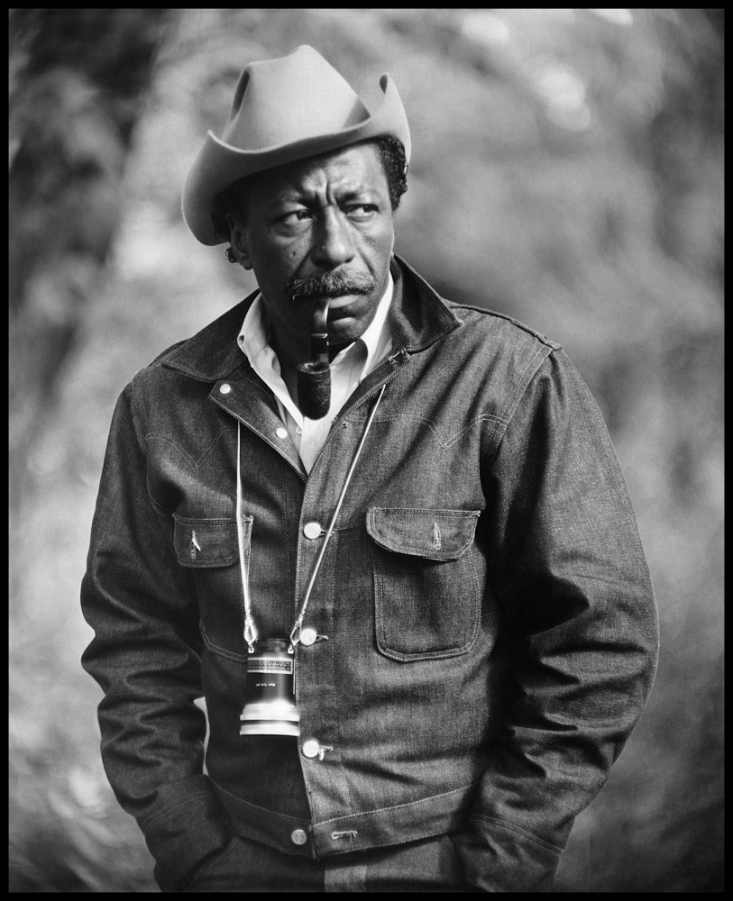 Gordon Parks on the set of The Learning Tree, 1969. Photographer unknown